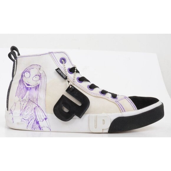 Ground UP Jack & Sally Nightmare Before Christmas High-Top Sneakers Kids Size 4 - Picture 7 of 10